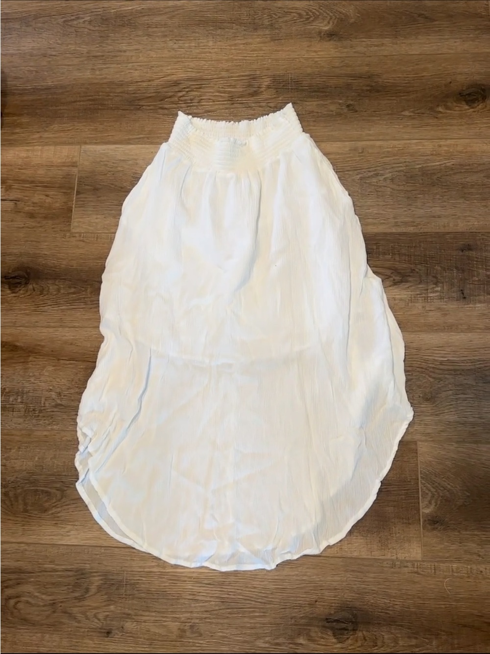 Love Tree White High-Low Maxi Skirt